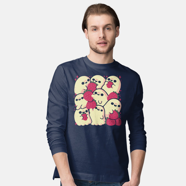 Berry Ghosts-Mens-Long Sleeved-Tee-xMorfina