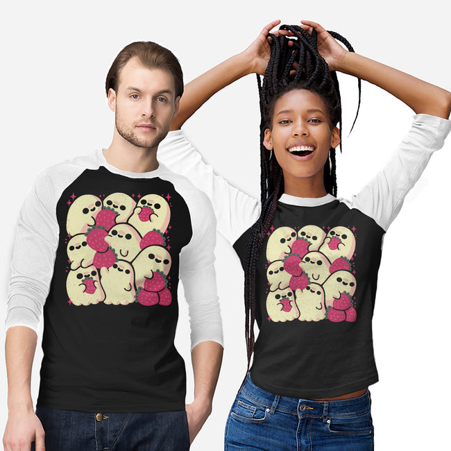 Berry Ghosts-Unisex-Baseball-Tee-xMorfina