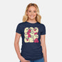 Berry Ghosts-Womens-Fitted-Tee-xMorfina
