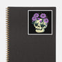 Flower Skull-None-Glossy-Sticker-xMorfina