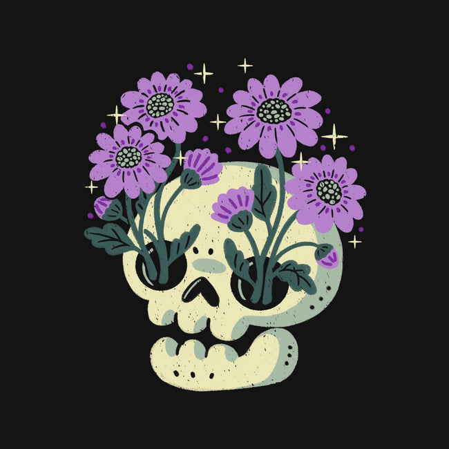 Flower Skull-None-Glossy-Sticker-xMorfina