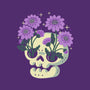 Flower Skull-None-Stretched-Canvas-xMorfina