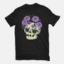 Flower Skull-Mens-Premium-Tee-xMorfina