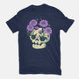 Flower Skull-Mens-Premium-Tee-xMorfina