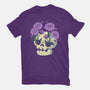 Flower Skull-Mens-Basic-Tee-xMorfina