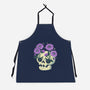 Flower Skull-Unisex-Kitchen-Apron-xMorfina