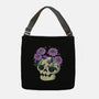 Flower Skull-None-Adjustable Tote-Bag-xMorfina