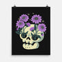 Flower Skull-None-Matte-Poster-xMorfina