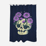 Flower Skull-None-Polyester-Shower Curtain-xMorfina