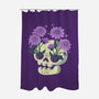 Flower Skull-None-Polyester-Shower Curtain-xMorfina
