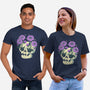 Flower Skull-Unisex-Basic-Tee-xMorfina