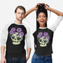 Flower Skull-Unisex-Baseball-Tee-xMorfina