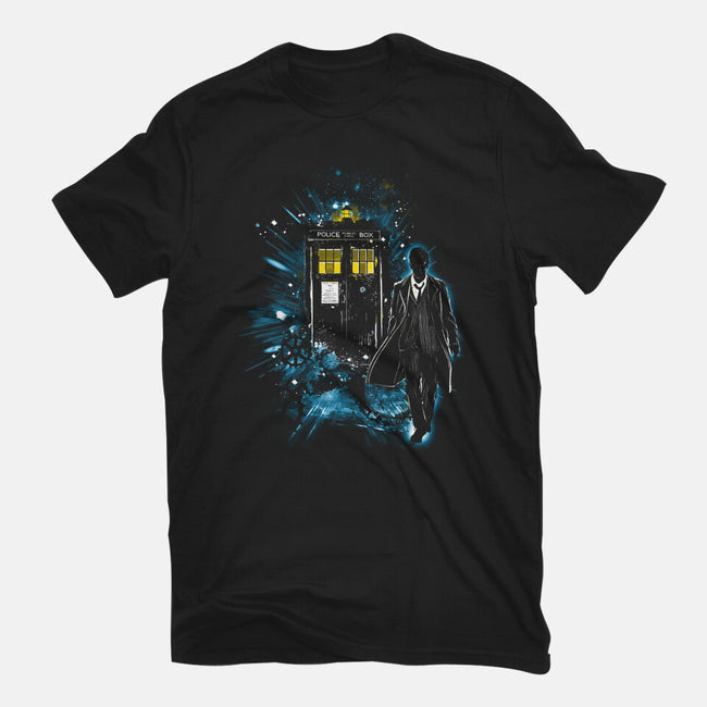 Time And Space Traveler-Unisex-Basic-Tee-kharmazero