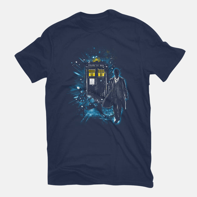 Time And Space Traveler-Unisex-Basic-Tee-kharmazero