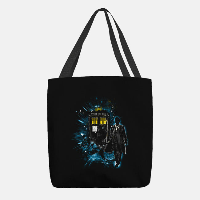 Time And Space Traveler-None-Basic Tote-Bag-kharmazero