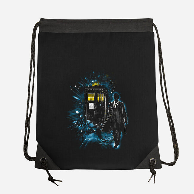 Time And Space Traveler-None-Drawstring-Bag-kharmazero