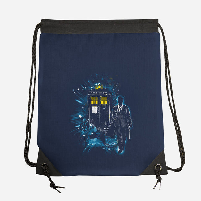 Time And Space Traveler-None-Drawstring-Bag-kharmazero
