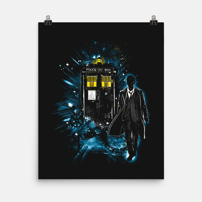 Time And Space Traveler-None-Matte-Poster-kharmazero