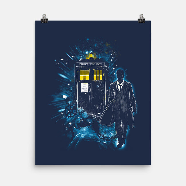 Time And Space Traveler-None-Matte-Poster-kharmazero