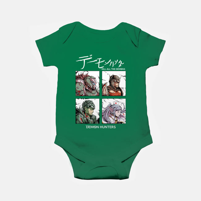 Slay All Demons-Baby-Basic-Onesie-Guilherme magno de oliveira