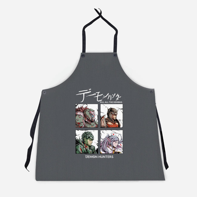 Slay All Demons-Unisex-Kitchen-Apron-Guilherme magno de oliveira