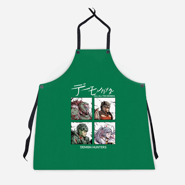 Slay All Demons-Unisex-Kitchen-Apron-Guilherme magno de oliveira