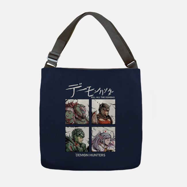 Slay All Demons-None-Adjustable Tote-Bag-Guilherme magno de oliveira