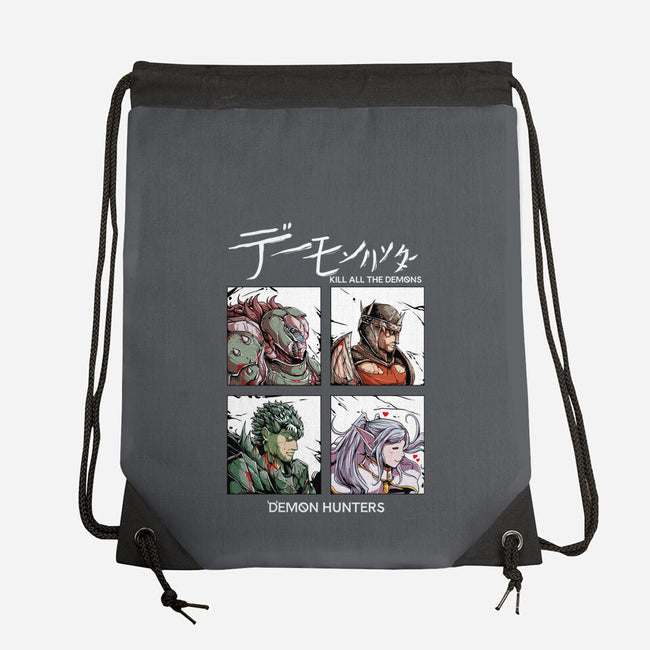 Slay All Demons-None-Drawstring-Bag-Guilherme magno de oliveira