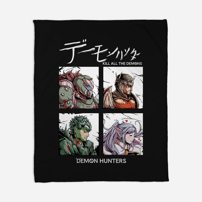 Slay All Demons-None-Fleece-Blanket-Guilherme magno de oliveira