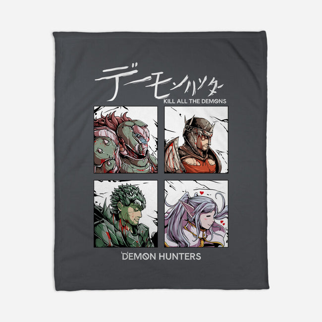 Slay All Demons-None-Fleece-Blanket-Guilherme magno de oliveira