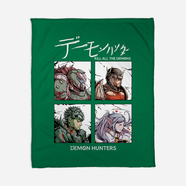 Slay All Demons-None-Fleece-Blanket-Guilherme magno de oliveira