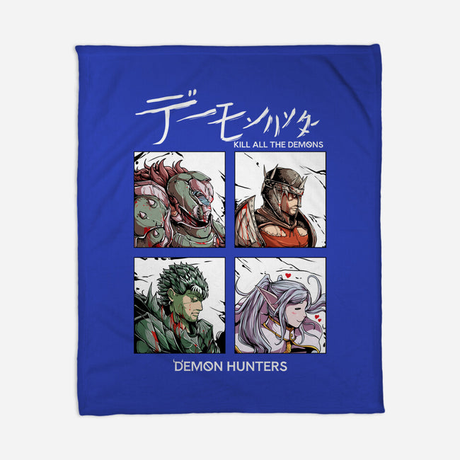 Slay All Demons-None-Fleece-Blanket-Guilherme magno de oliveira