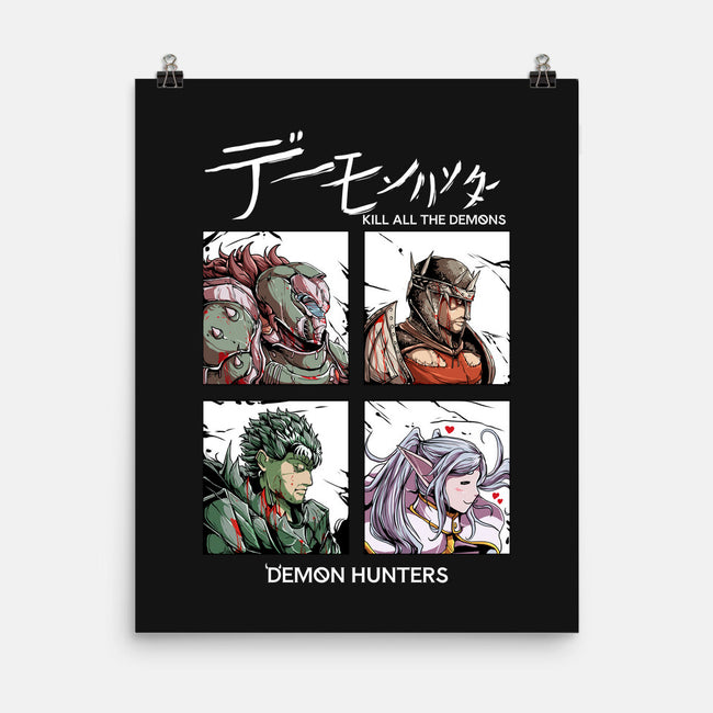 Slay All Demons-None-Matte-Poster-Guilherme magno de oliveira