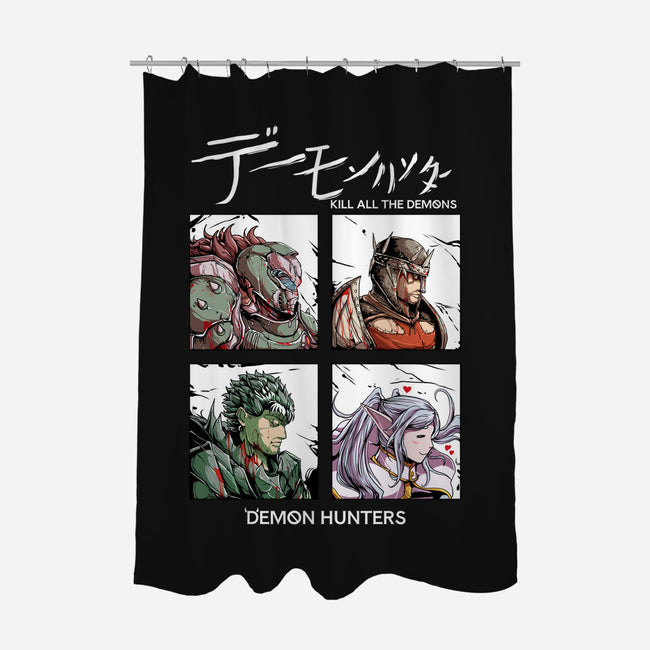 Slay All Demons-None-Polyester-Shower Curtain-Guilherme magno de oliveira