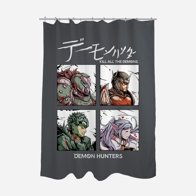 Slay All Demons-None-Polyester-Shower Curtain-Guilherme magno de oliveira