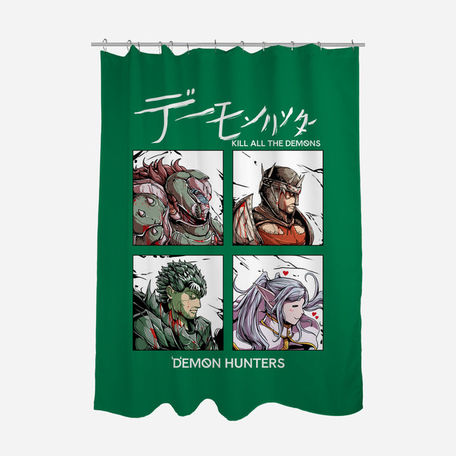 Slay All Demons-None-Polyester-Shower Curtain-Guilherme magno de oliveira