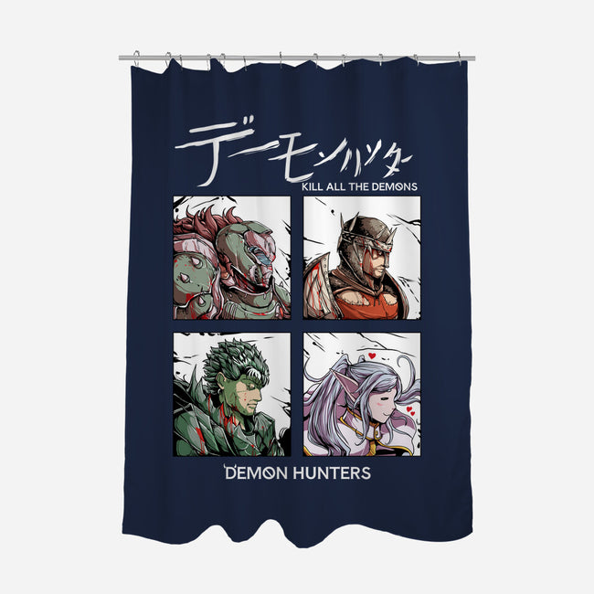 Slay All Demons-None-Polyester-Shower Curtain-Guilherme magno de oliveira