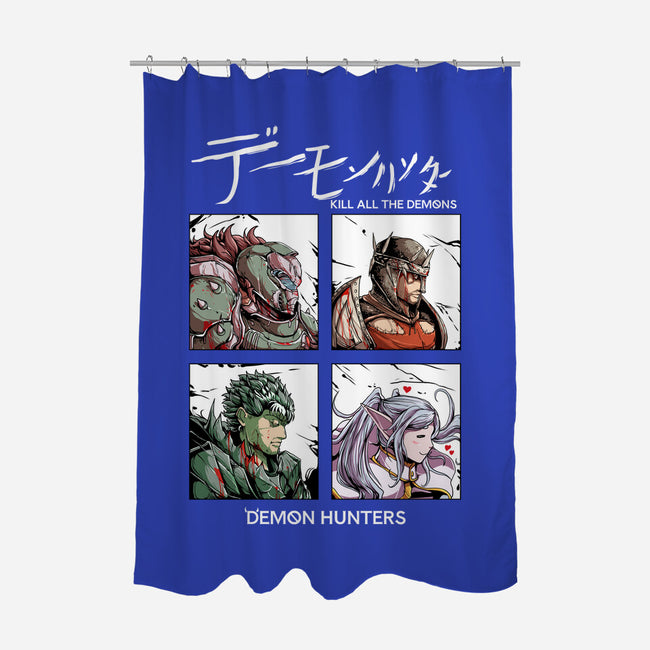 Slay All Demons-None-Polyester-Shower Curtain-Guilherme magno de oliveira