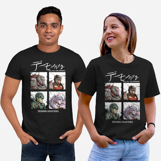Slay All Demons-Unisex-Basic-Tee-Guilherme magno de oliveira