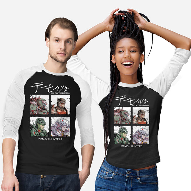 Slay All Demons-Unisex-Baseball-Tee-Guilherme magno de oliveira