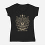 Lawful Evil Beholder-Womens-V-Neck-Tee-drbutler