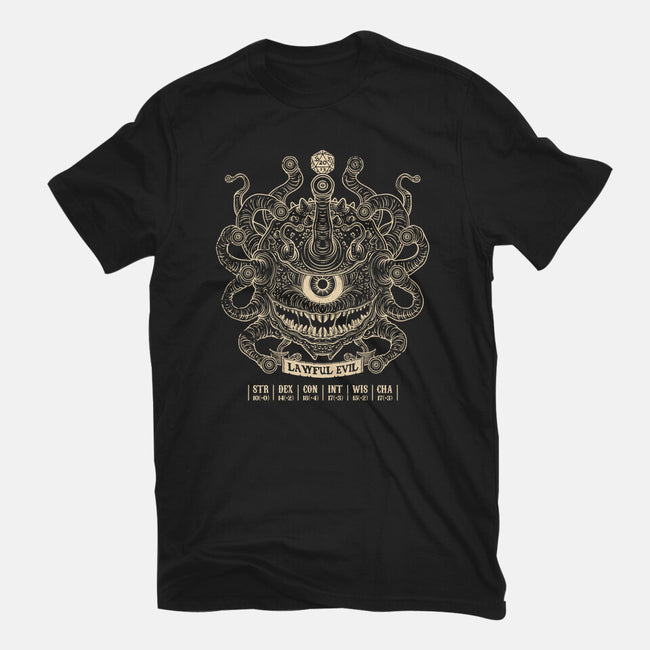 Lawful Evil Beholder-Mens-Heavyweight-Tee-drbutler