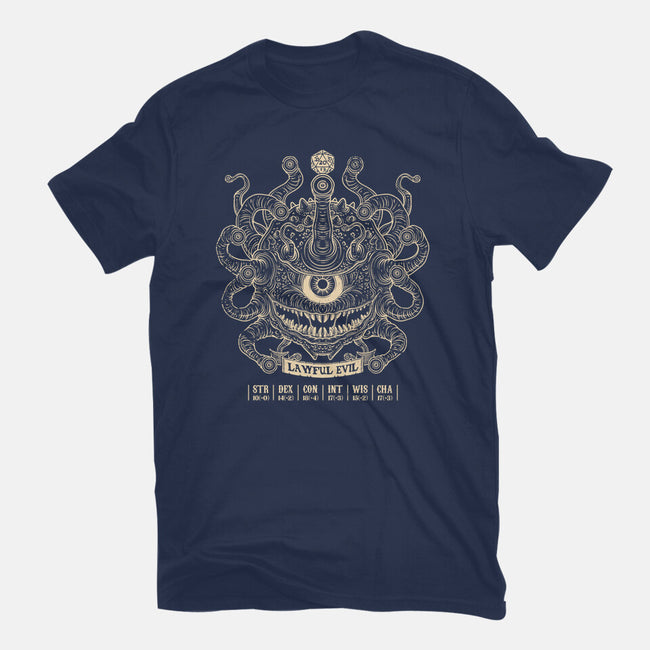 Lawful Evil Beholder-Mens-Premium-Tee-drbutler