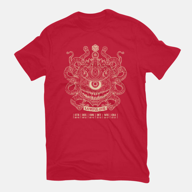 Lawful Evil Beholder-Mens-Heavyweight-Tee-drbutler