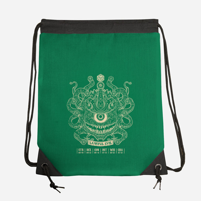 Lawful Evil Beholder-None-Drawstring-Bag-drbutler