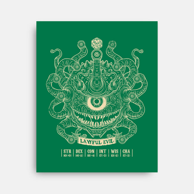 Lawful Evil Beholder-None-Stretched-Canvas-drbutler