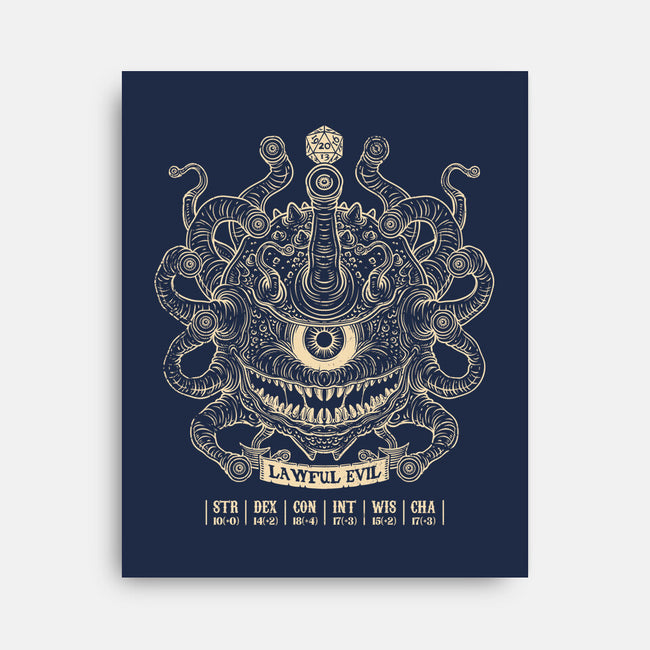 Lawful Evil Beholder-None-Stretched-Canvas-drbutler