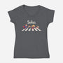 The Supers-Womens-V-Neck-Tee-2DFeer