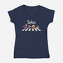 The Supers-Womens-V-Neck-Tee-2DFeer