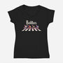 The Bombers-Womens-V-Neck-Tee-2DFeer